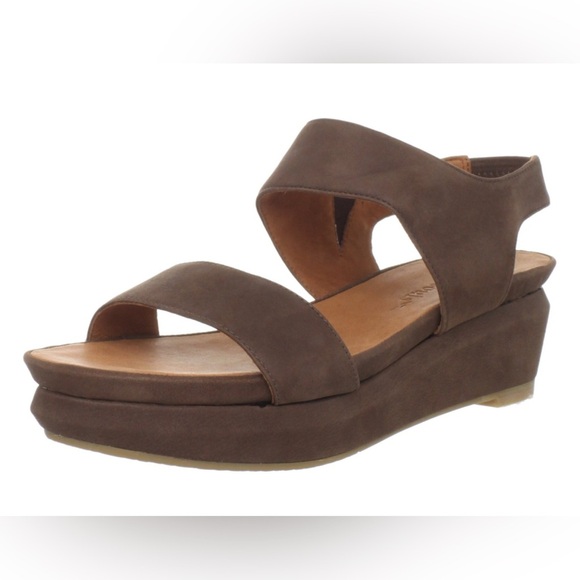 Women’s Gentle Souls Step Ahead Brown Leather Sandals Size 7.5M EUC - Picture 1 of 8